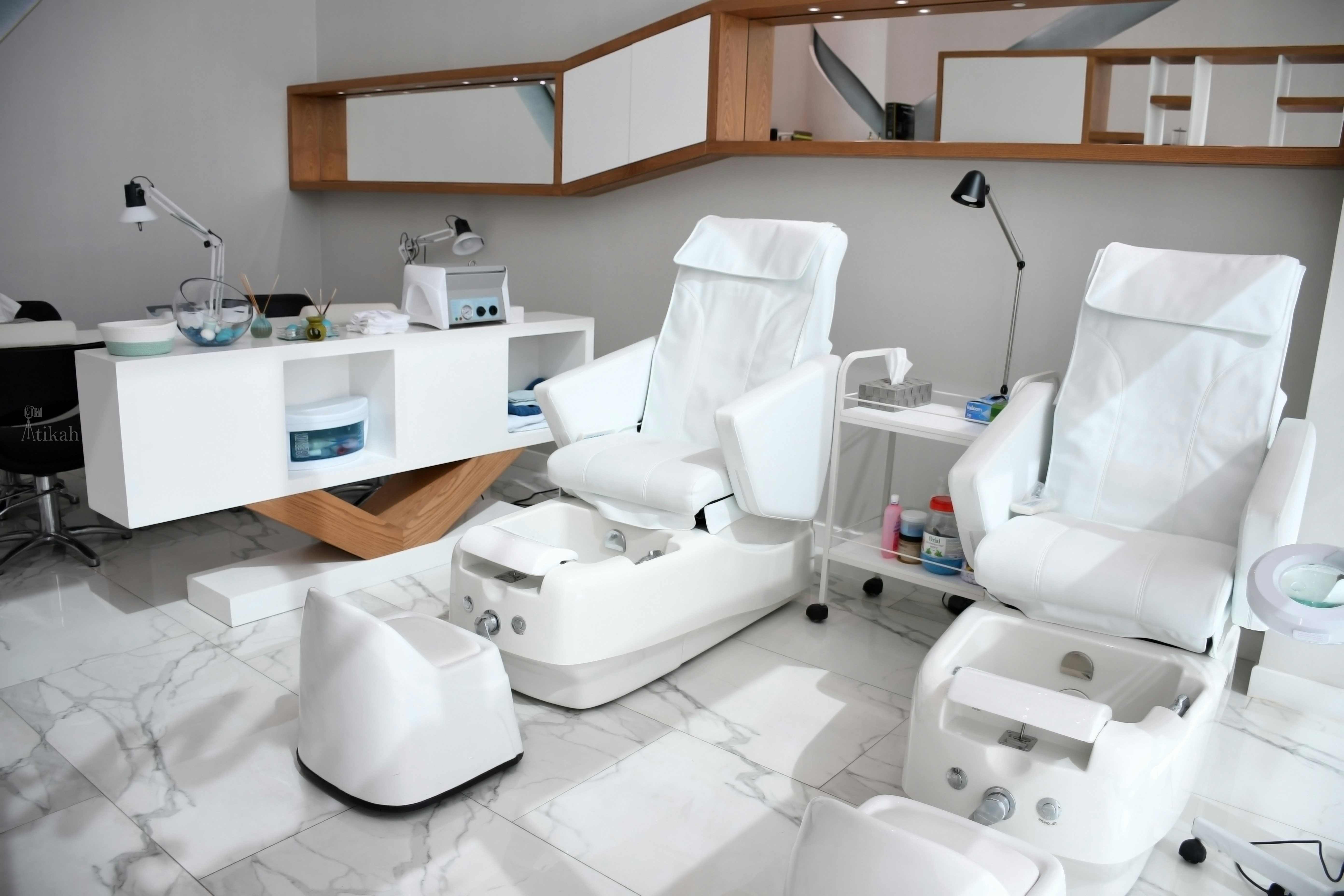 Luxury spa details and decor